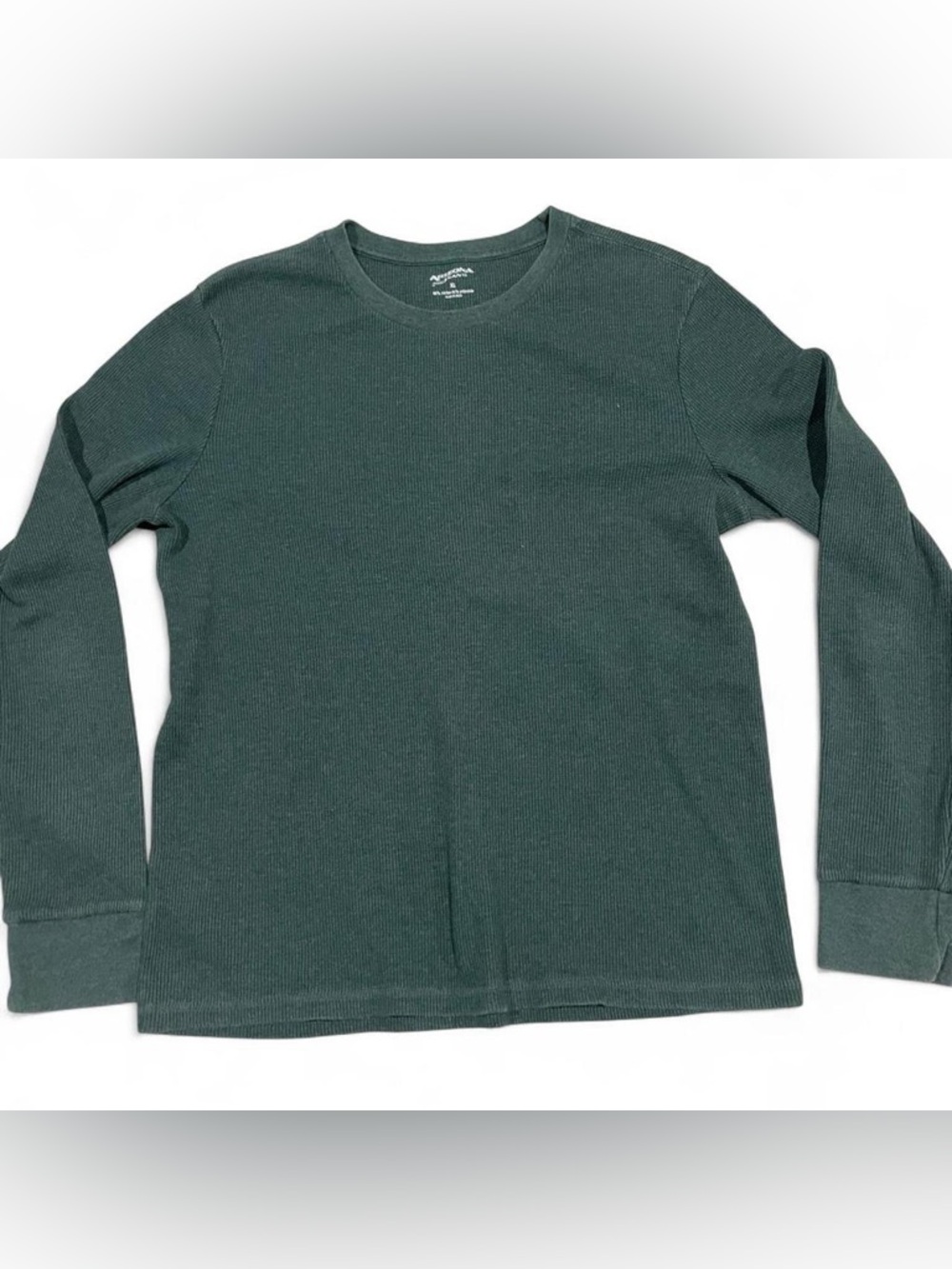 Arizona Jean Co. Waffle Knit Thermal Long Sleeve - Hunter Green